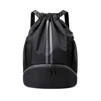 Drawstring Backpack with Shoes Compartment for ball-BG210-005